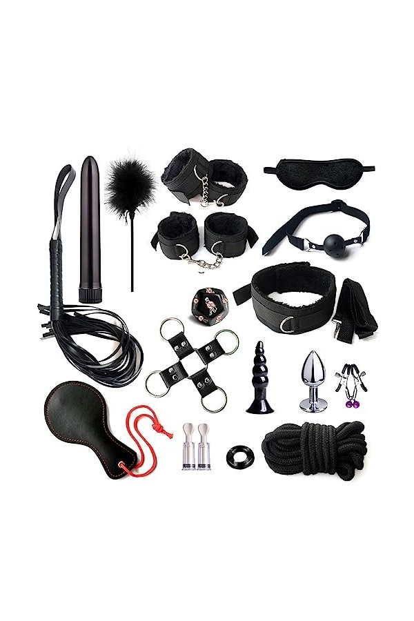 Multifonction Ensemble de jouets Ŝêxy 18 pièces, kit pour couples adultes, combinaison de massage par vibration Universel