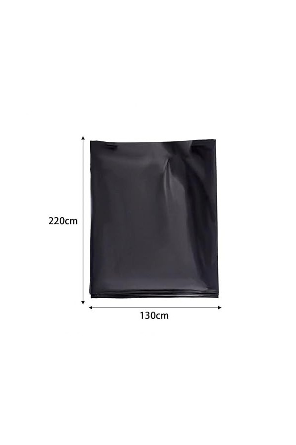 HytTer Matelas Imperméable en PVC Noir, Empêche leau de Se Mouiller, Peut Être Essuyé Et Plié pour Être Réutilisé