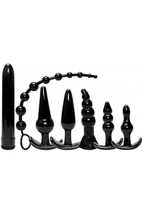 - Ğøđe 7Pcs B?Tt Ànâl Femme Plúg Ànâlé Easy Insertable Lot de Silicone Souple Avec C?Ur En Forme de Bijoux de Stimulation Pou