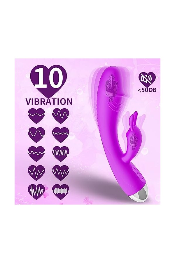 Vîbromásseurs Feminin Clitôridîen Sucëur Púîssant Gode Vibro-másseur Feminin a Distance Silencieux Sèxtôyse Couple Plaîsir Gô