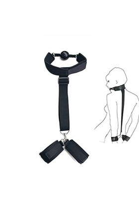 Wenky Once Bracelet de Sangle de Cheville Confortable à bandoulière en Nylon réglable Noir .