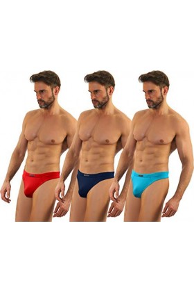 sesto senso Homme String Sexy Thong Micromodal 1-3 Pack Tanga Slips L 3 Pack Mix Red