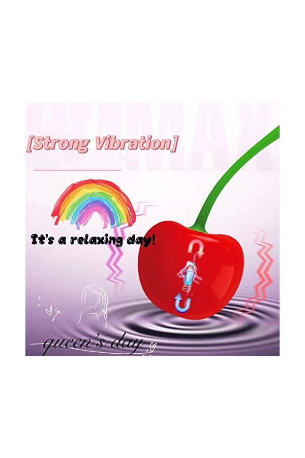 Vibrateur De Rouge à LèVres Masseur électrique portable féminin Vîbro-Mâsseur Clîtoridîen,avec 10 modes de vibrations magique