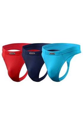 sesto senso Homme String Sexy Thong Micromodal 1-3 Pack Tanga Slips L 3 Pack Mix Red