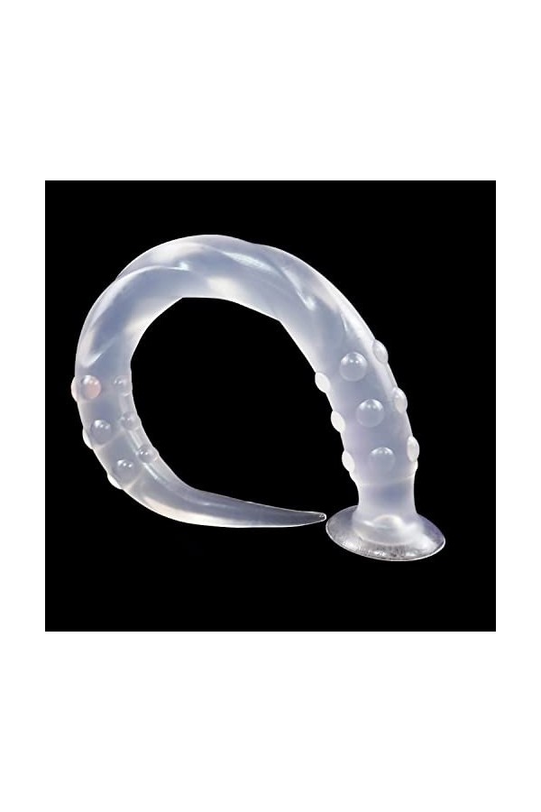 Jouet de relaxation granule de massage des bosses extra-long fileté en 4 couleurs et 3 tailles,Multi colored,S