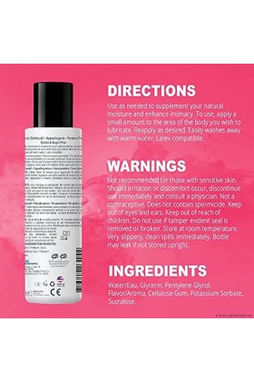 WET Gel Lubrifiant avec Saveur de Kiwi-Fraise