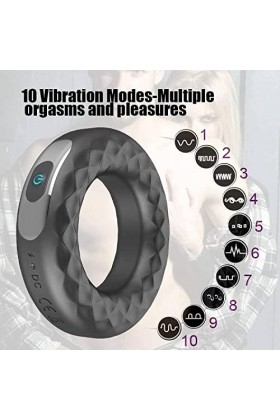 Anneaux De Plaisir Vibrànt CöcĶring Cọck Rịng Silicone Homme Verrouillage Relaxant Pennis Contrôler Hommes Couple Vibrant Pou