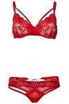 obsessive Ensembles Sexy Femme Rouge 829-Set-3 Taille L-XL
