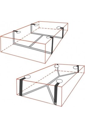 Cadeau Sport Domicile De Formation Kit Confort Sangles À Menottes Šex Adulte Lit Réglables Décompression Réglable en B-D-S-M 