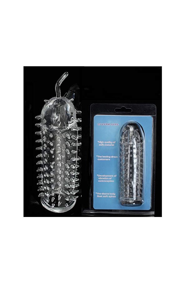 Nouvelle Fleur DéPine Transparente PréServatif Masculin PréServatif à Port Unique Contraceptifs Extensibles Pour Retarder L