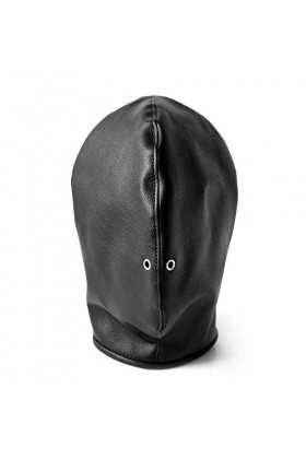 XinLace Masque Facial élastique en Cuir Noir pour Le Jeu de rôle