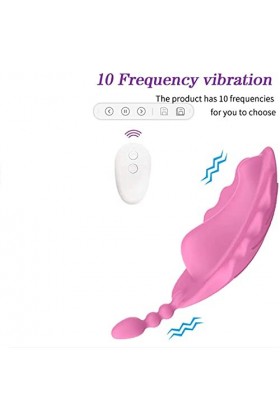 -Jøuet Šexué Mḁstuṛbâteúr Ġøde Stvibrant Femme, Vibromasseurs Papillon Télécommandés, Culotte Vibrante, Vibromasseurs de Poin