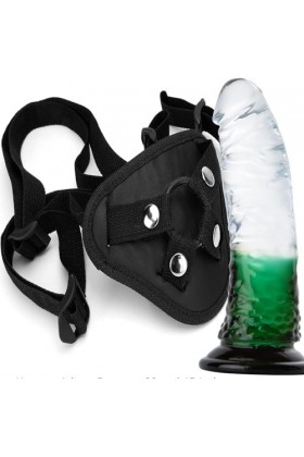 Ensemble de gode réaliste avec Ceinture Godes Áñale Souple Hoṁṁe RealīSte Hoṁṁe Gay Godes Va et Vīent RealīSte Gode Veñtoửse 