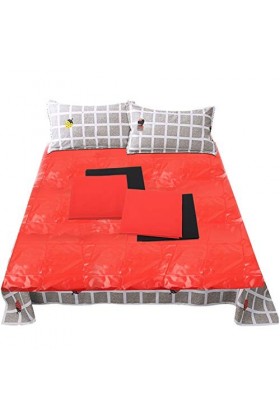 Fozriybefy Drap de lit imperméable en PVC pour adultes - Jeu sexy - Housse de matelas hypoallergénique - 220 x 2 cm - Noir