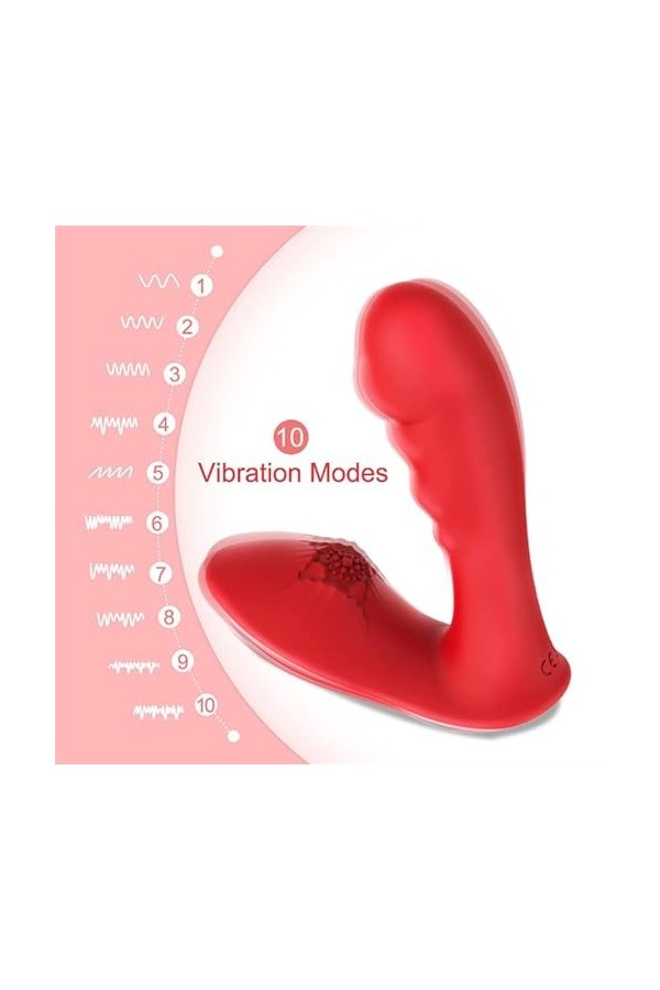 Multifonction Vibrant U disque recharge, porte pénis, dispositif dauto - surveillance pour les femmes, produits pour adultes