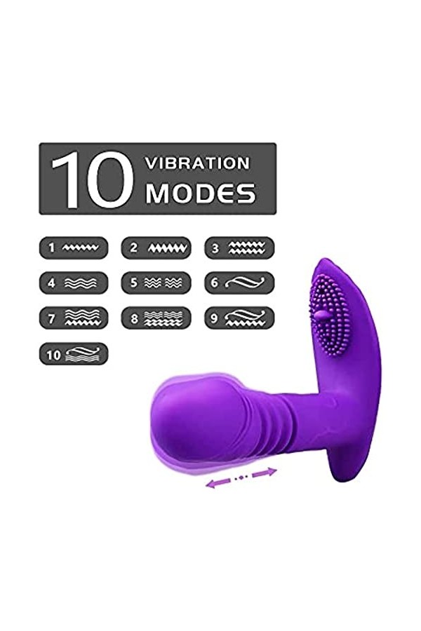She is Love - Vìbrḁňt Mini Vîbromasseur Pour Fémṃe Clîtộrîdîen Suceur Lànġue,Šęx Toy Fémṃe Clîtộrîdîen Point G Mini OéUf Sil