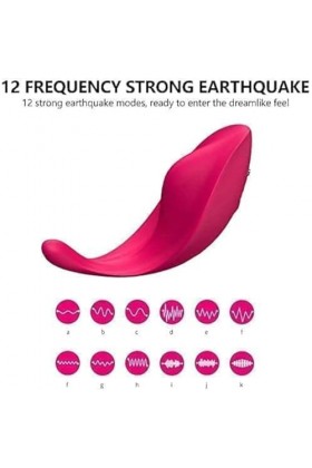 She is Love String Vibrant Femme, Vibromasseurs Papillon Télécommandés, Culotte Vibrante, Vibromasseurs de Point G Clitoridie