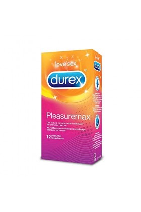 Kit 2x Préservatifs stimulants Durex Pleasuremax avec côtes, 24 préservatifs
