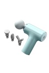 Mini Pistolet De Massage Pour Tissus Profonds, Pistolet De Massage Pour Fascias, 4 Têtes, Réglage de la Force, Vitesse, Réduc