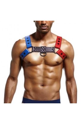 Mengsiy Corset de bondage en cuir pour hommes, vêtements de bondage punk, ceinture, lingerie sexy, accessoires de corps, jeux