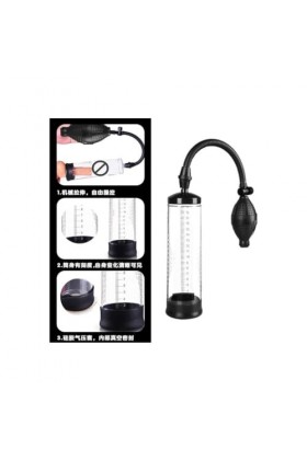 FURLOU Pompe à Agrandissement du Penis Vacuum Masturbâteur Homme Succion Va et Vient Silicone,Manuelle Appareil de Massge pou