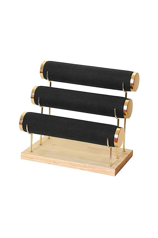 AUklOPVZZ Bracelet collier présentoir 3 couches porte-bijoux Bracelets bracelet support gain de place pour la maison commode,