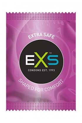 EXS Condoms Préservatifs Extra Safe 144 Unités