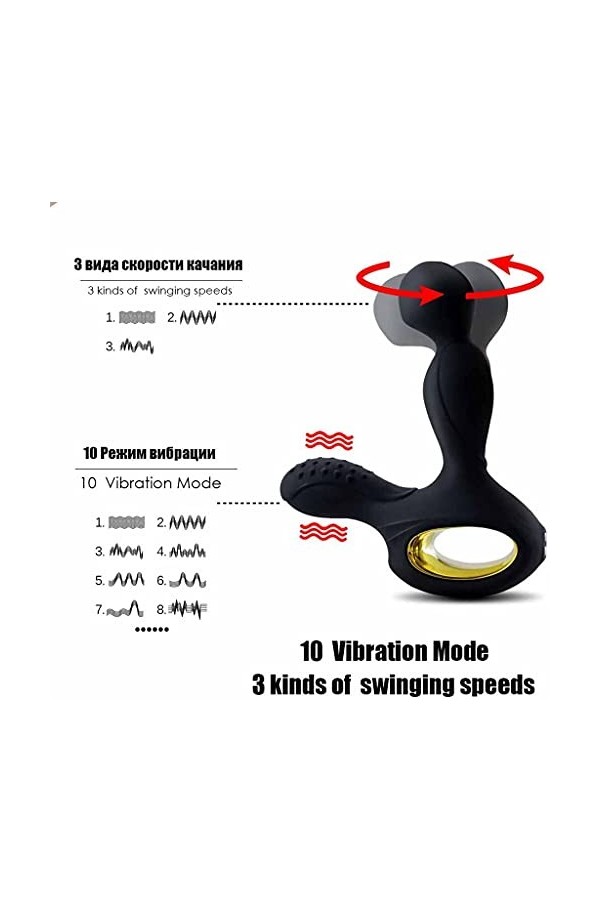 - Sèxtôysé Ġõđẹ Masseur Prostàté Entraîneur Plug Ànâle Ｍàsséur Prostàté Stimulateur Pour Homme, Prostàté Simulator Ｖíbromàssé