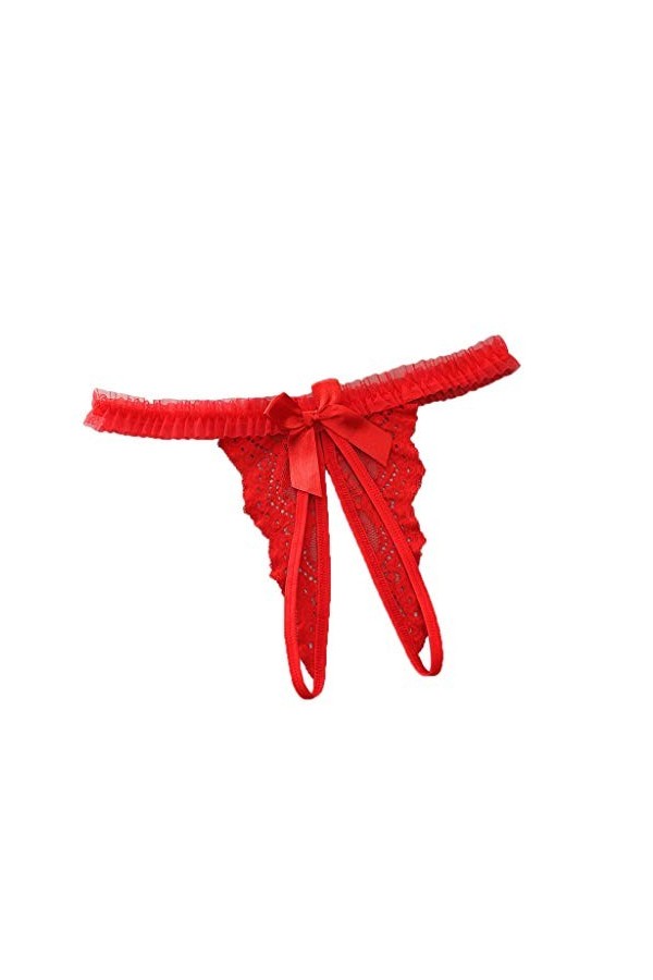 lbert Lingerie sexy en dentelle pour femme - Violet - Taille Unique