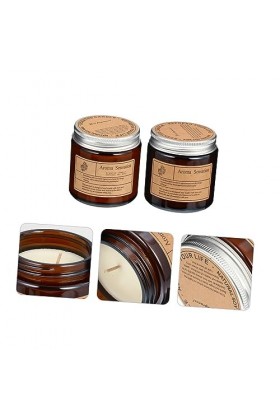 GLEAVI 2 Pièces Bougies Parfumées Chauffe-cire Parfumé Décorations De Table De Noël Huile Pour Lampe Parfumée Lampe Chauffe-b