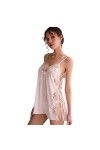 SUNMME Ensemble de Lingerie Sexy pour Femme - Lingerie Sexy - Sexe croisé - Lingerie Sexy - Bretelles en Soie - Bretelles Sex
