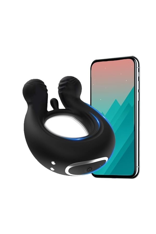 Vìbr-Ömássěur Homme Vìbrｏmássěur Telecommande A Distance Anneau Vîbrant PéNIS Homme Connecté Telephone Vìbrｏmássěurs Pour Ho