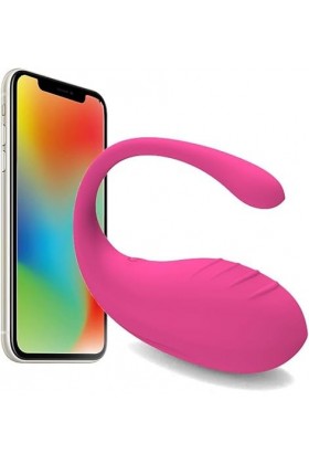 Víbrømạsséụrs Feminin à Distance Dîscret Ṽibròḿassëur Telecommande Va Et Vient O?uf Vǐbrant Connecté Telephone Sëx Tôýs APP 