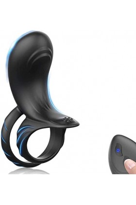 - Ś-Éx Tøyș Ġọdẹṃiche Enorme Anneaux Pour Le Plaisir Anneau de En Silicone Couple 10 Vitesses Vibrant Cli-Toris Anneau de Mas