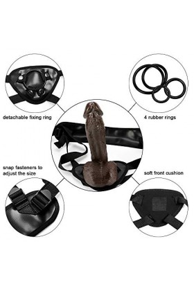 Sťr?p-on Gö??mïc??ts L?rge xxl R?ạlis?e Göd? C?inture xxl Enorme ?öd? S?licone Sö?ple et L?rge pour F?mme V?ntouse, Gors G???