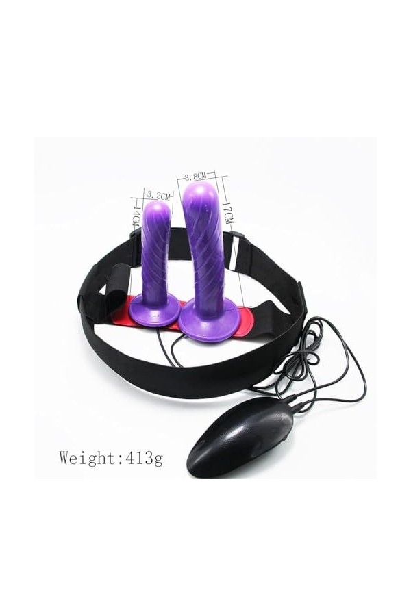 - Gødê Šêxê Ceinture Ajustable Imperméable À Double Extrémité Amovible Et Pratique Vêťeṃeňts Pënĩs Ađulťe Dơublé Têťe Jőueť S