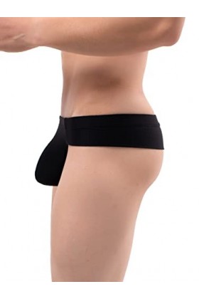 iKingsky String coquine pour hommes sexy brésiliens dos taille basse poche string culotte, Lot de 4, XL