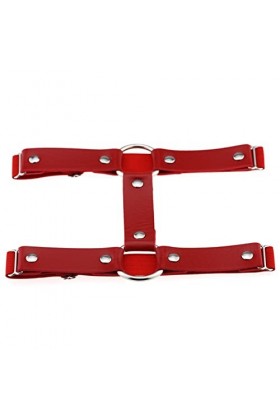 Porte-Jarretelles en Cuir pour Femmes et Filles, Punk, Anneau de Cuisse Rond Sexy, Anneau de Pied, Porte-Jarretelles à Double