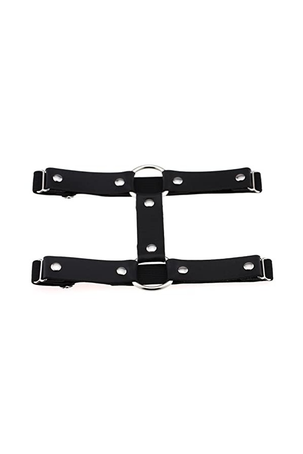 Porte-Jarretelles en Cuir pour Femmes et Filles, Punk, Anneau de Cuisse Rond Sexy, Anneau de Pied, Porte-Jarretelles à Double