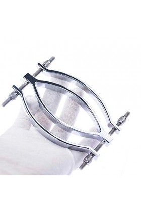 OusIka Clip Réglable En Acier Inoxydable Pour Hommes - Porte-Animaux En Acier Inoxydable