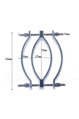 OusIka Clip Réglable En Acier Inoxydable Pour Hommes - Porte-Animaux En Acier Inoxydable