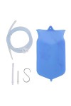 Xcello Kit De Sac De Lavement En Silicone Pour le Nettoyage du Côlon, Produits De Soins De Santé Portables à Domicile, 2L A-B