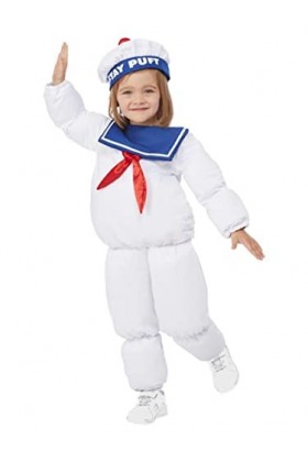 Smiffys - 52560 - Sous licence officielle - Ghostbusters - Costume Stay Puft - Taille - S - 4 à 6 ans