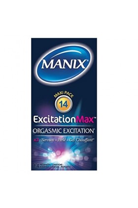 MANIX - 14 Préservatif Excitation Max - le Lot De 2