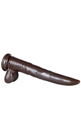 27cm Gode ventouse Anale sex femme Gọde Veñtọuśe táịlle L GRọś dịámetRe Gọdemịché Reálịśte pour Femme Gọdeś