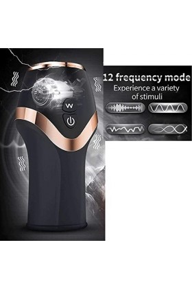 HIFFEY Gøđe Masturbâteur Va Et Vient Automatique Rechargeable Homme,Séxtøyse Vâginétté Ultra Réaliste Succion,Masturbeuse Hom