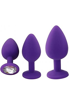 SieHam Ànâl Plug 3 Pièces/Ensemble de Luxe Bijoux Gemme Conception Prise Diamant Cristal Bijou Prise Masseur Pour Fémmés/Hömm