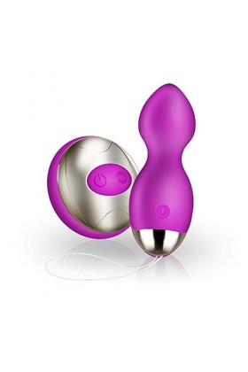 Couple ?înî ?è?f Vîbrant ?ans ?il Telěcommãnde Vîb-rộmãssěūr an-ãlě et Clî-tôrîdiěn Vîbrãńt Femme a Distance Portable avec sa