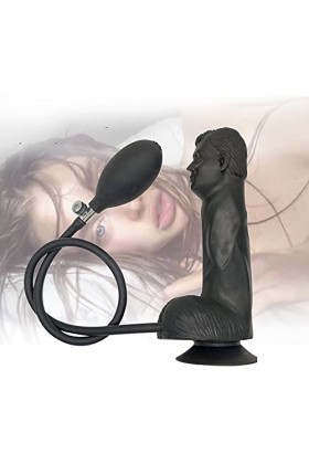 NevStp Ś-Ëx Ť-Øyș Ġøđëmịché Soins de Santé Intimes Pour Femmes Étanche, Petit Gonflable Et Durable Noir