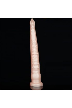 Flesh Pink Tentacle Granules Silicone Massage Tool, Taille Petite, 31cm, 340g